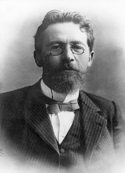 Porträt von Anton Tschechow, russischer Autor und Dramatiker, 1900 von Unknown